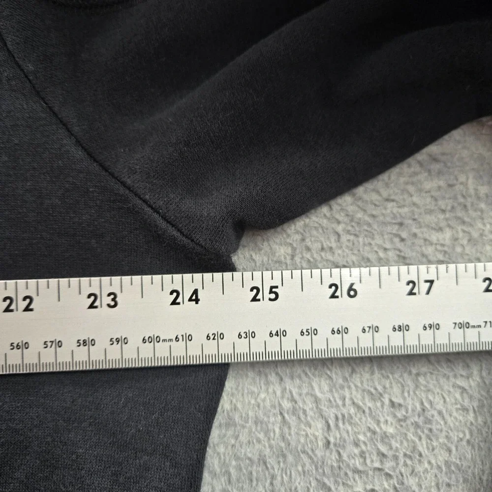 Jordan Men Sweatshirt XL‎ Black Cotton Polyester Logo Jumpman Graphic